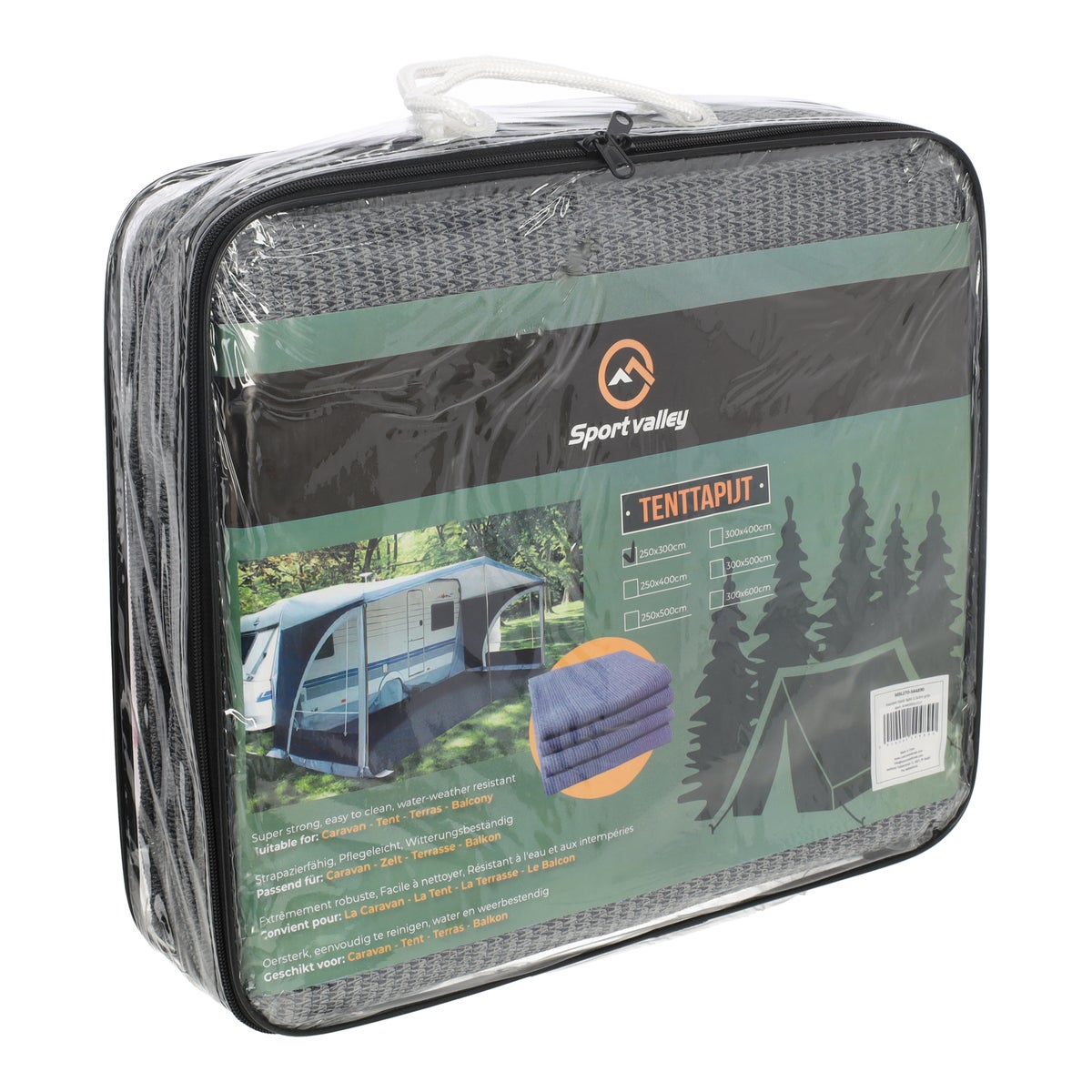 Voortent tapijt light 2.5 x 3 m grijs Voortent tapijt light 2.5 x 3 m grijs