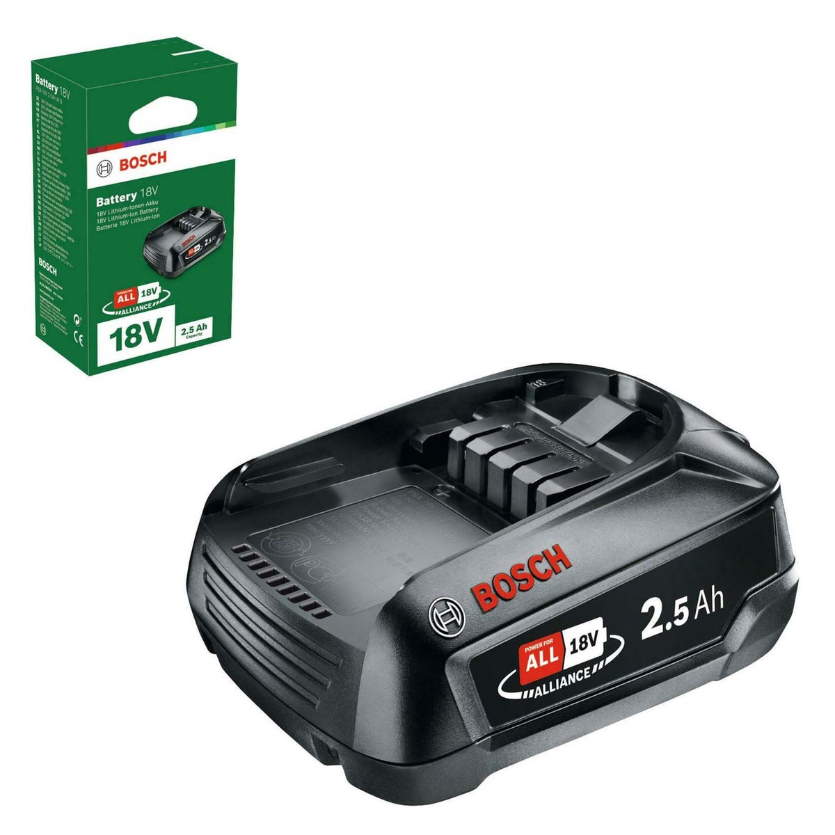 Accu 18V 2,5Ah Baretool Bosch Accu 18V 2,5Ah Baretool Bosch