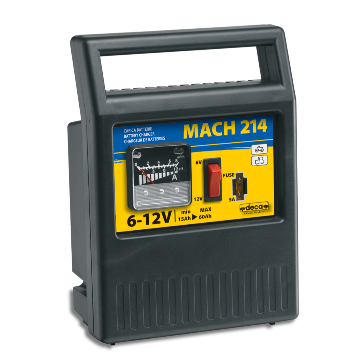 Acculader Mach 214 Deca Acculader Mach 214 Deca