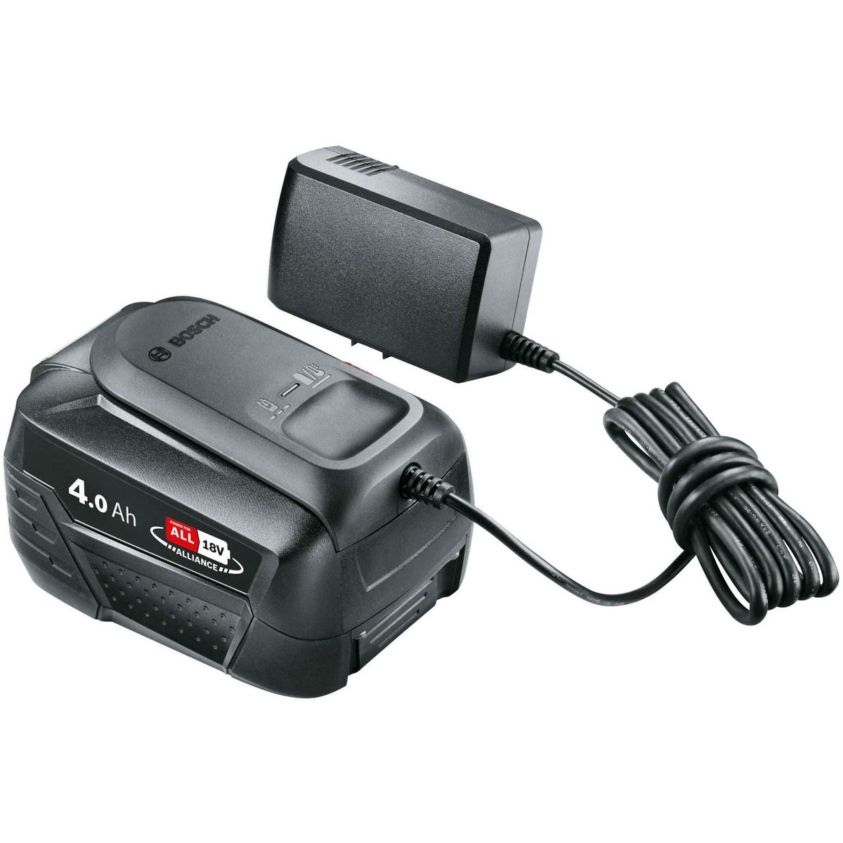 Startset Baretool lader met 18V 4,0Ah accu Bosch Startset Baretool lader met 18V 4,0Ah accu Bosch