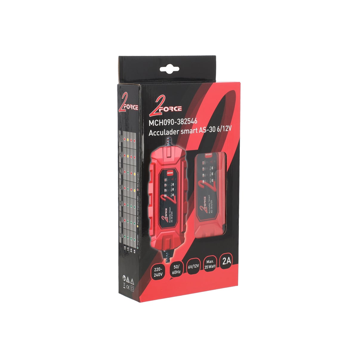 Acculader Smart AS-30 6/12V 2-force Acculader Smart AS-30 6/12V 2-force