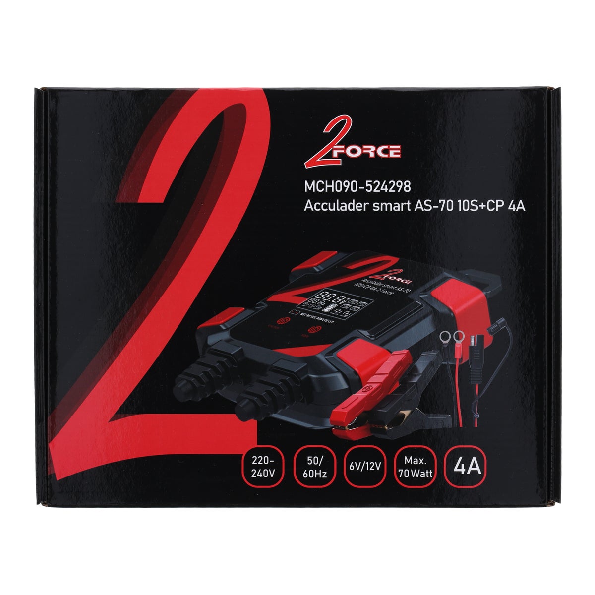 Acculader smart 4A 2-Force Acculader smart 4A 2-Force