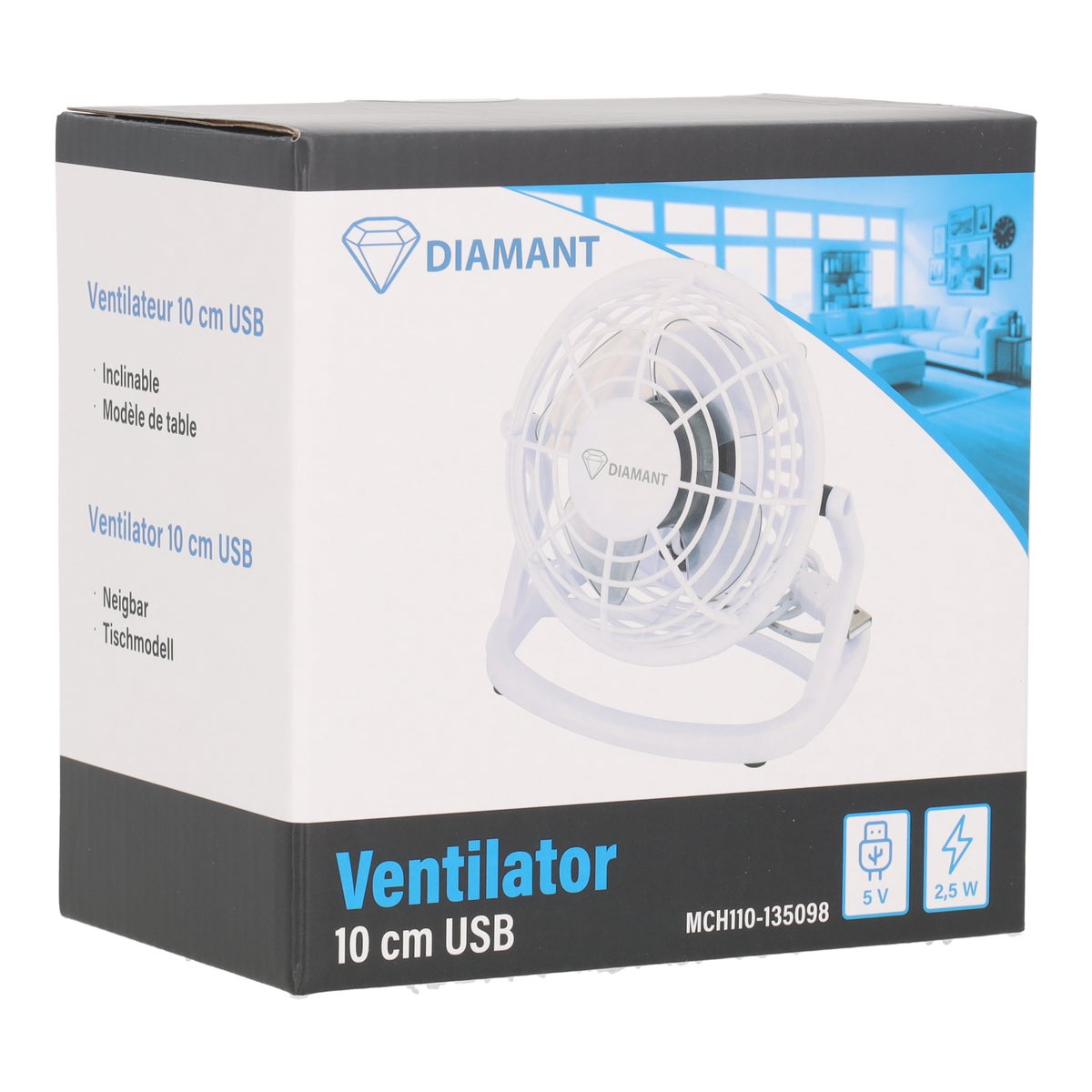 Ventilator 10 cm USB 5V Ventilator 10 cm USB 5V