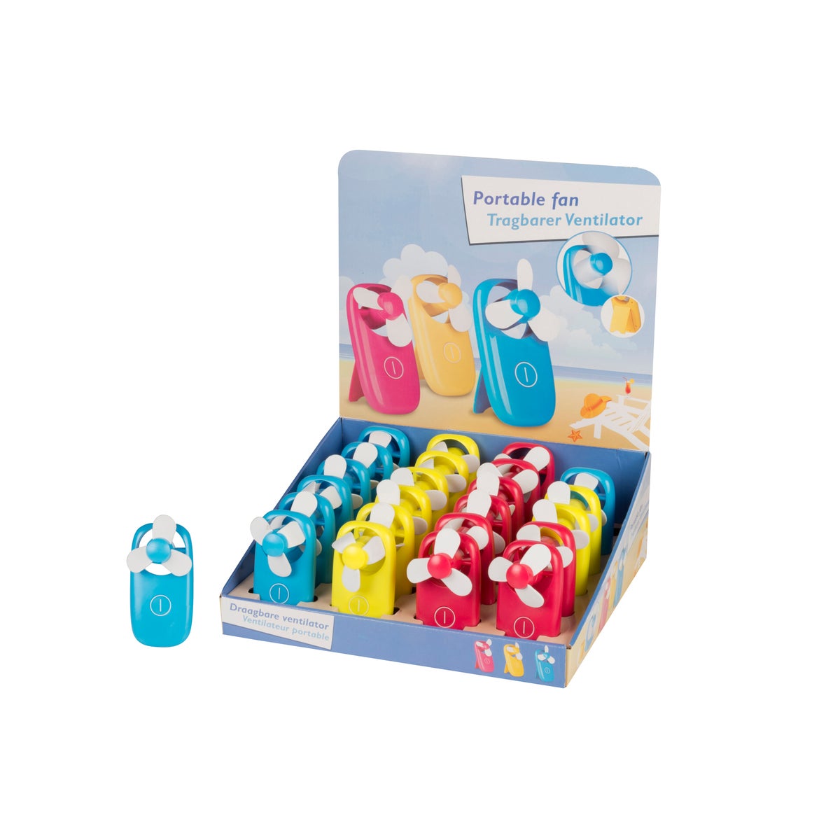 Ventilator Mini Draagbaar assorti Ventilator Mini Draagbaar assorti