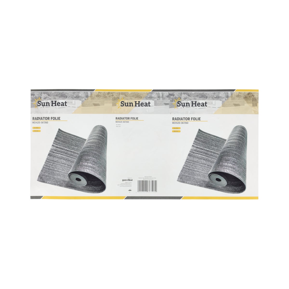 Radiator folie 60x500cm 2mm Sun Heat Radiator folie 60x500cm 2mm Sun Heat