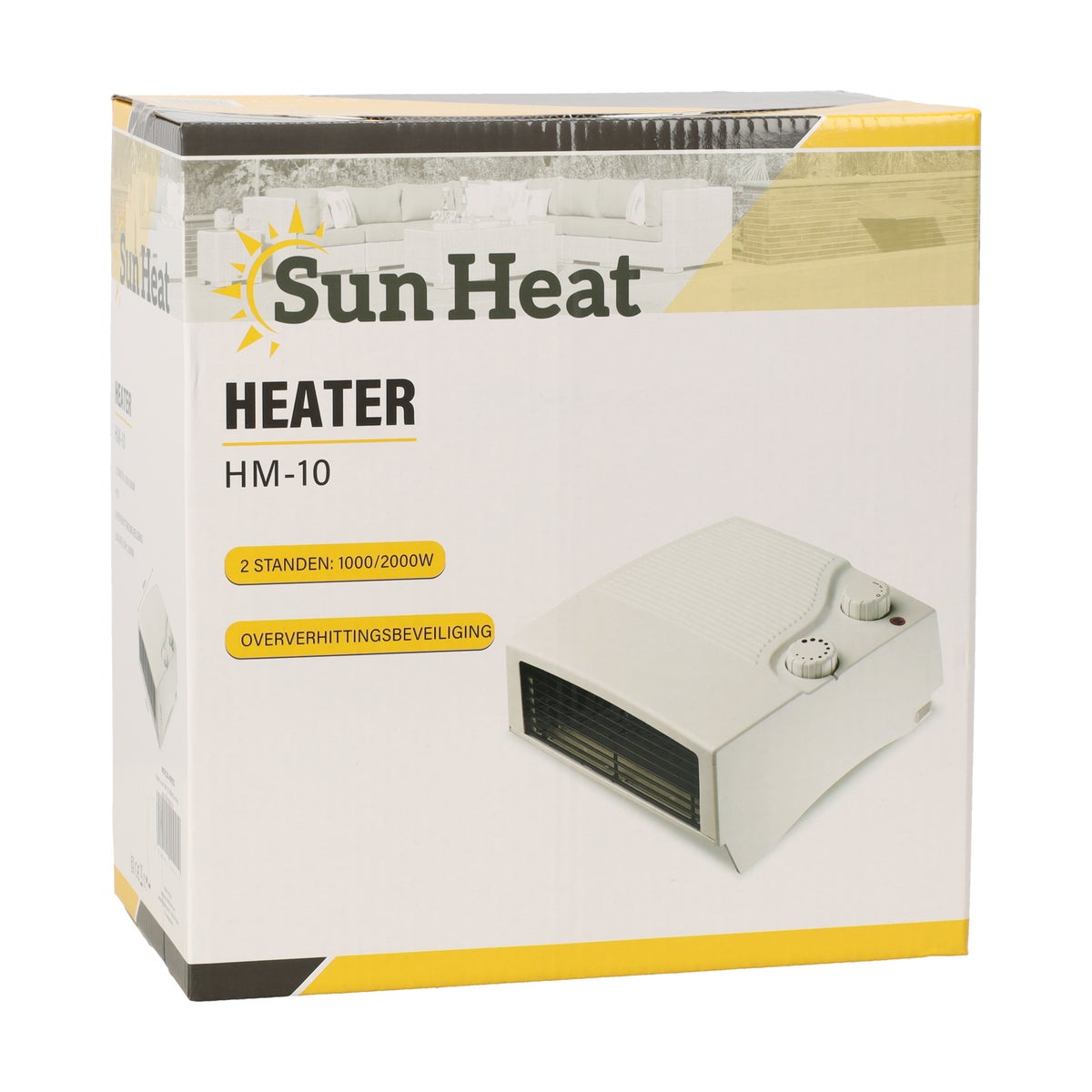 Wandheater HM-10 2000W Sun Heat Wandheater HM-10 2000W Sun Heat