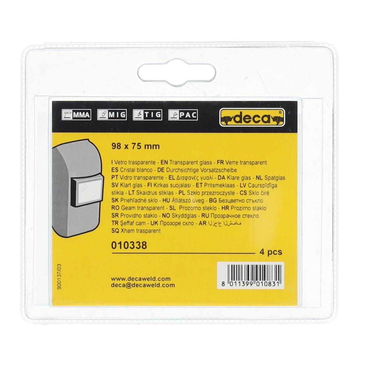 Spatglas 4 stuks Spatglas 4 stuks