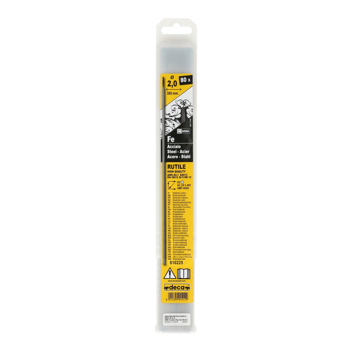 Laselectrode 2.0 mm x 300 Deca 80 stuks Laselectrode 2.0 mm x 300 Deca 80 stuks