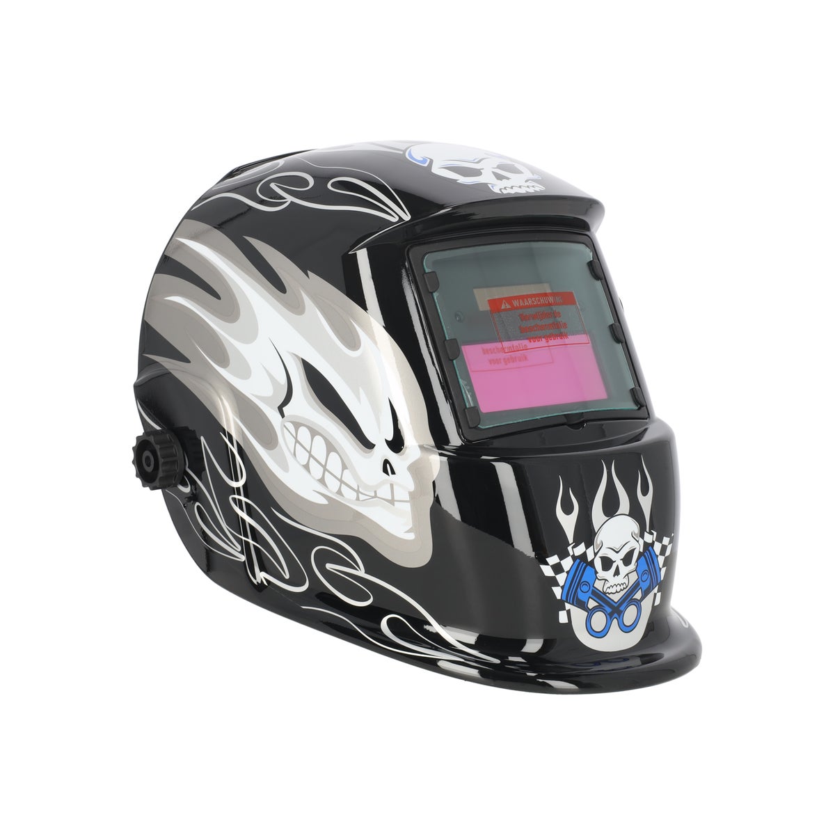 Lashelm automatisch verstelbaar spooky skull Lashelm automatisch verstelbaar spooky skull