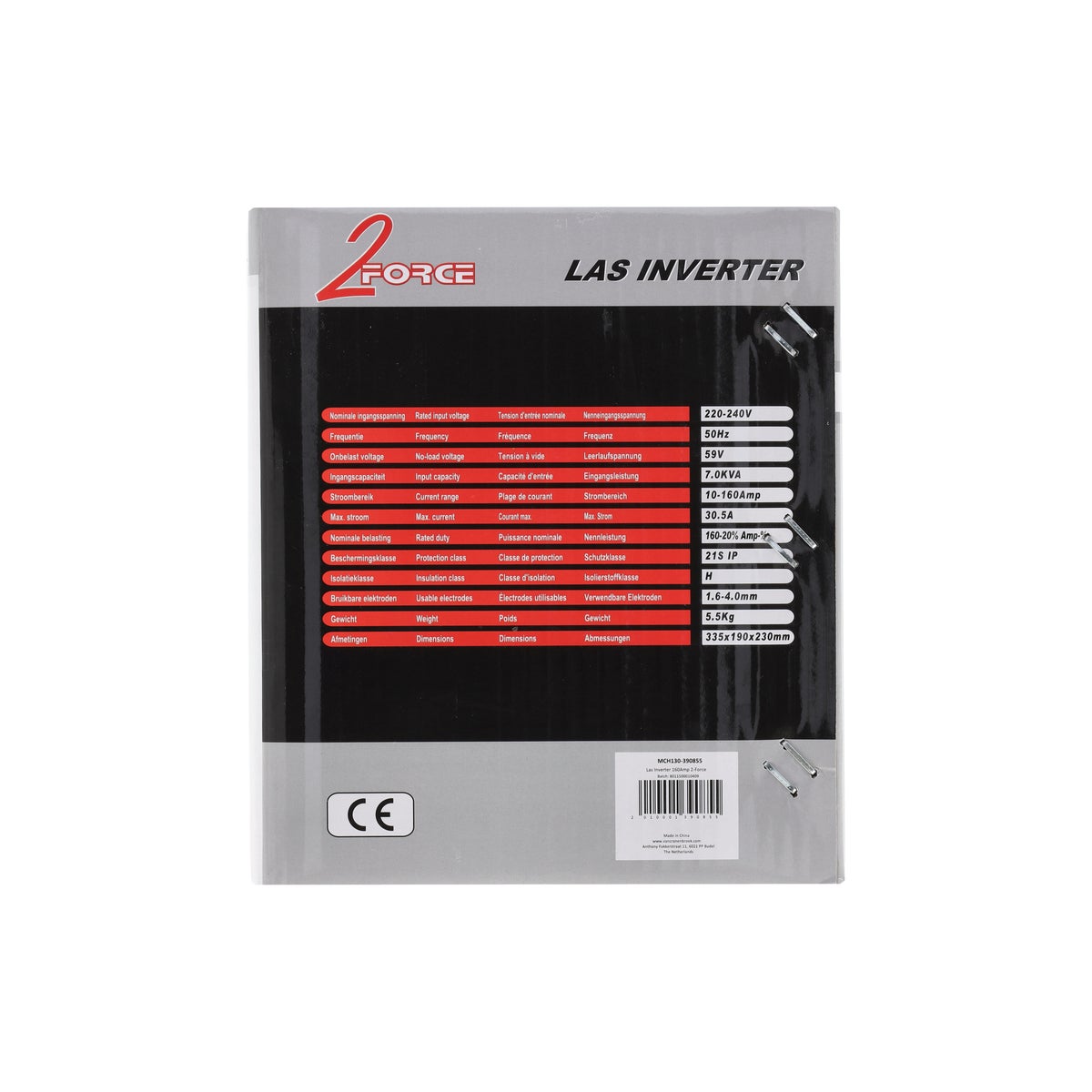 Las Inverter 160Amp 2-force Las Inverter 160Amp 2-force