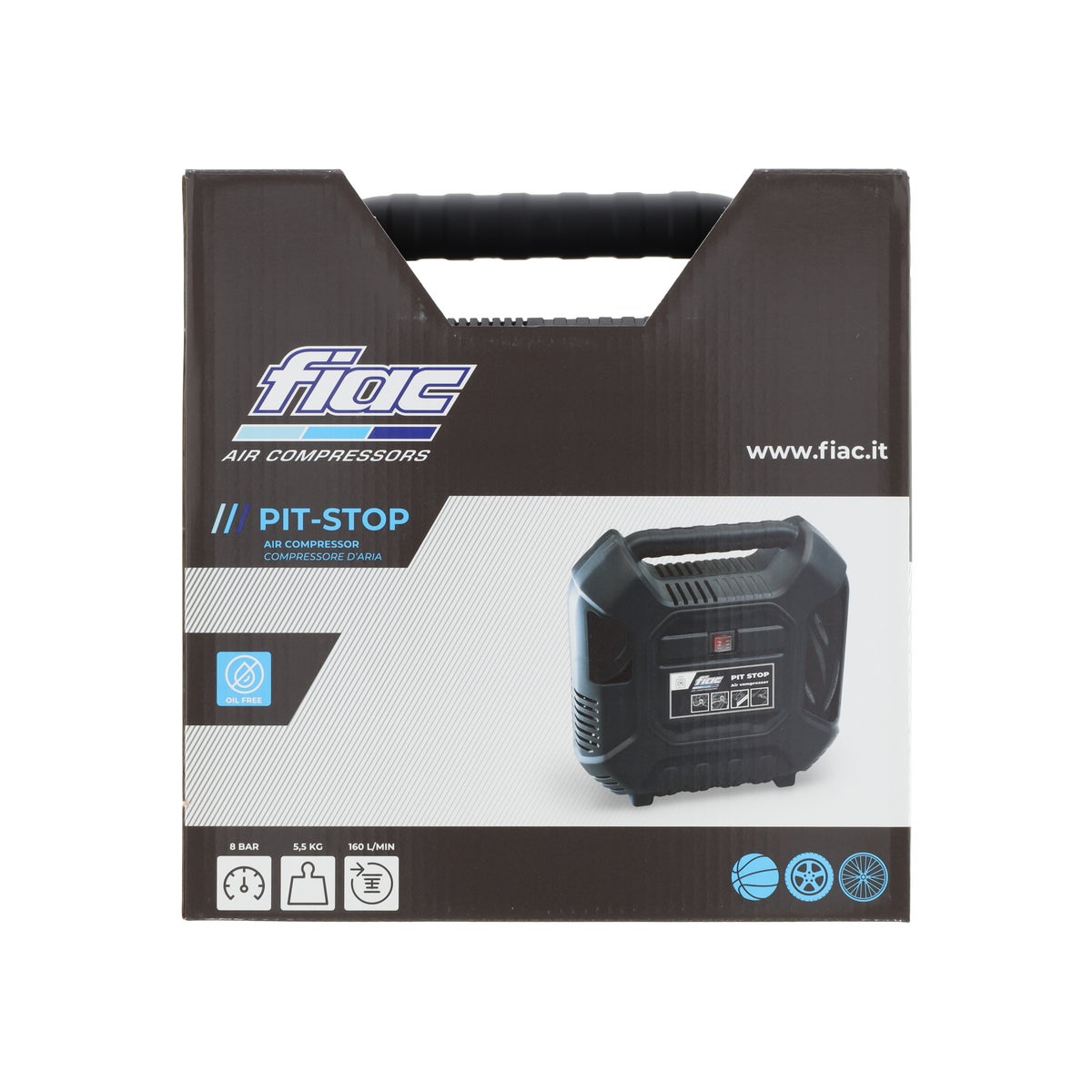 Compressor Pit Stop 1,5pk met set Compressor Pit Stop 1,5pk met set