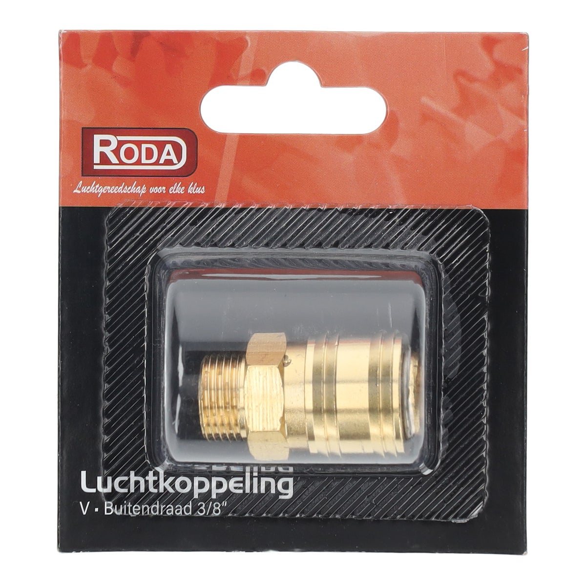 Luchtkoppeling BU - V 3/8 Roda Luchtkoppeling BU - V 3/8 Roda