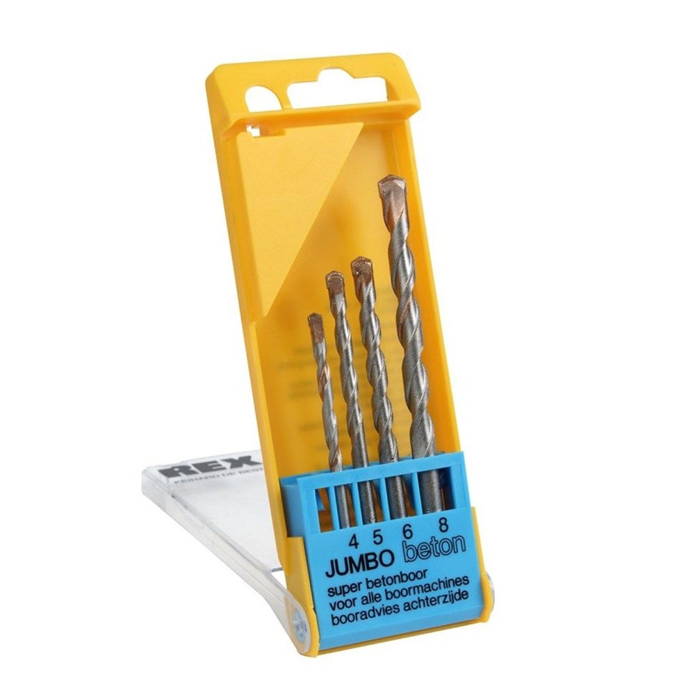 Betonboor Jumbo 4-delig cassette Rex Betonboor Jumbo 4-delig cassette Rex