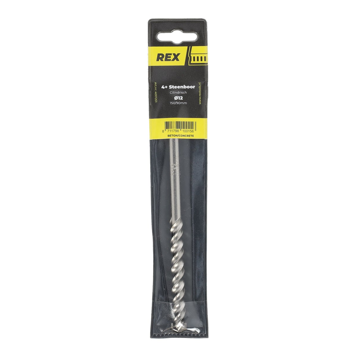 Steenboor 4-voudig universeel 12 mm Rex Steenboor 4-voudig universeel 12 mm Rex