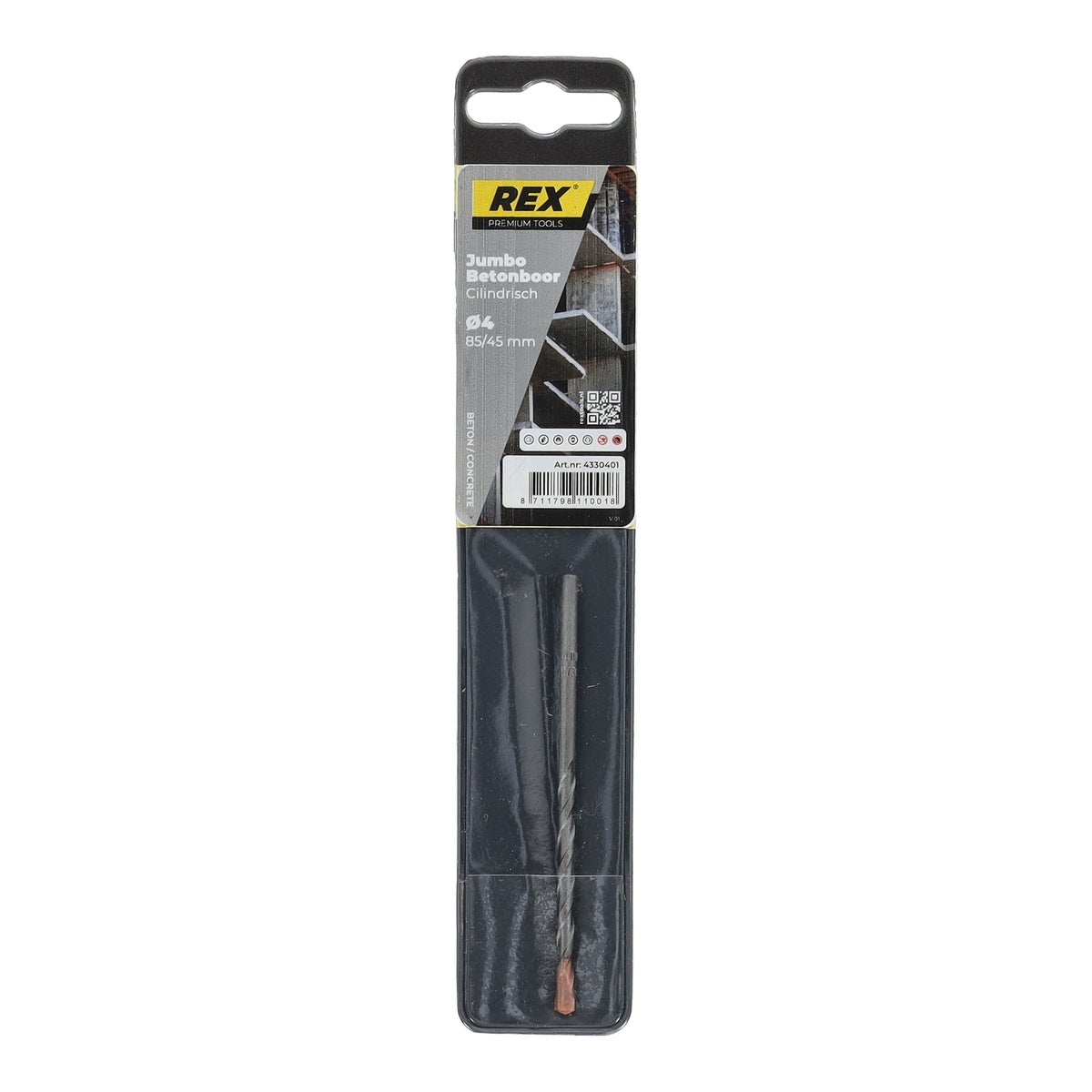 Betonboor Jumbo 4 mm Rex Betonboor Jumbo 4 mm Rex
