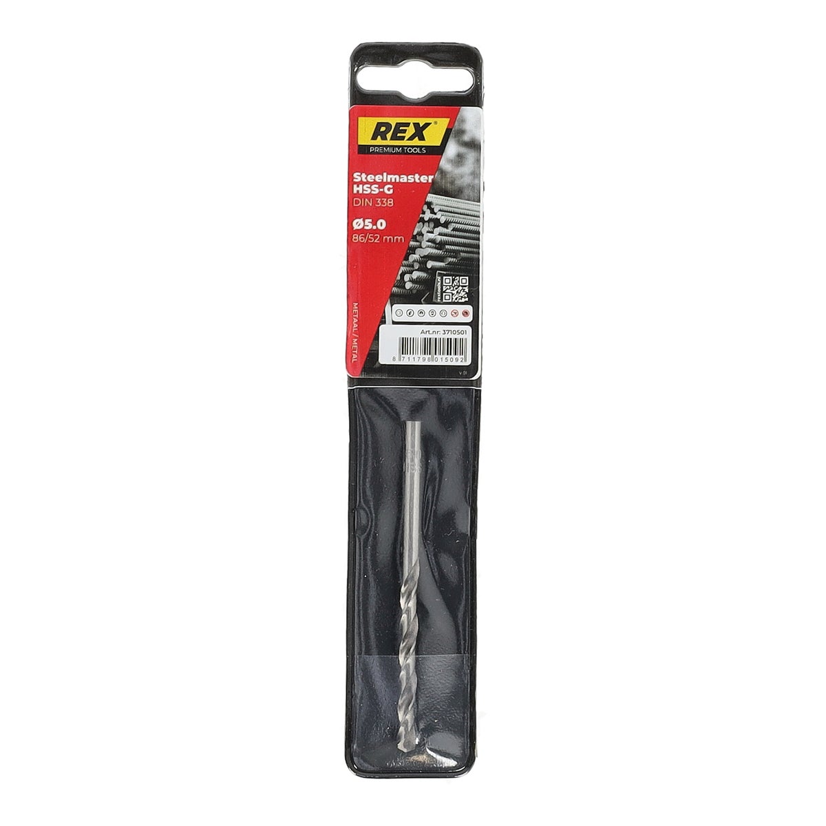 Metaalboor steelmaster-HSS 5.0 mm Rex Metaalboor steelmaster-HSS 5.0 mm Rex
