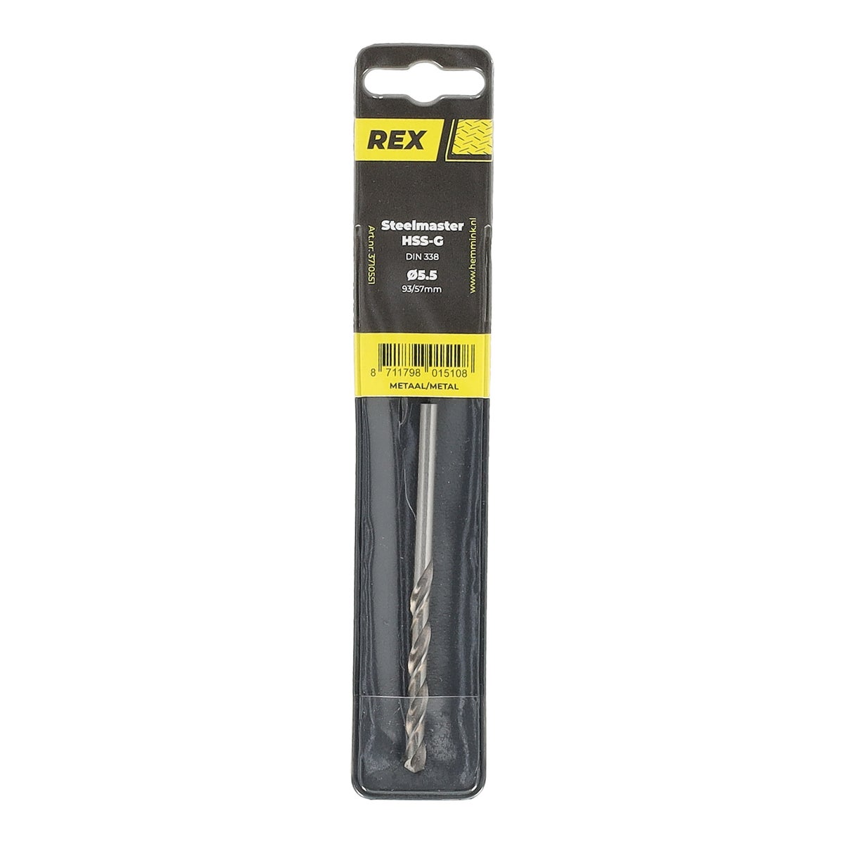 Metaalboor steelmaster-HSS 5.5 mm Rex Metaalboor steelmaster-HSS 5.5 mm Rex