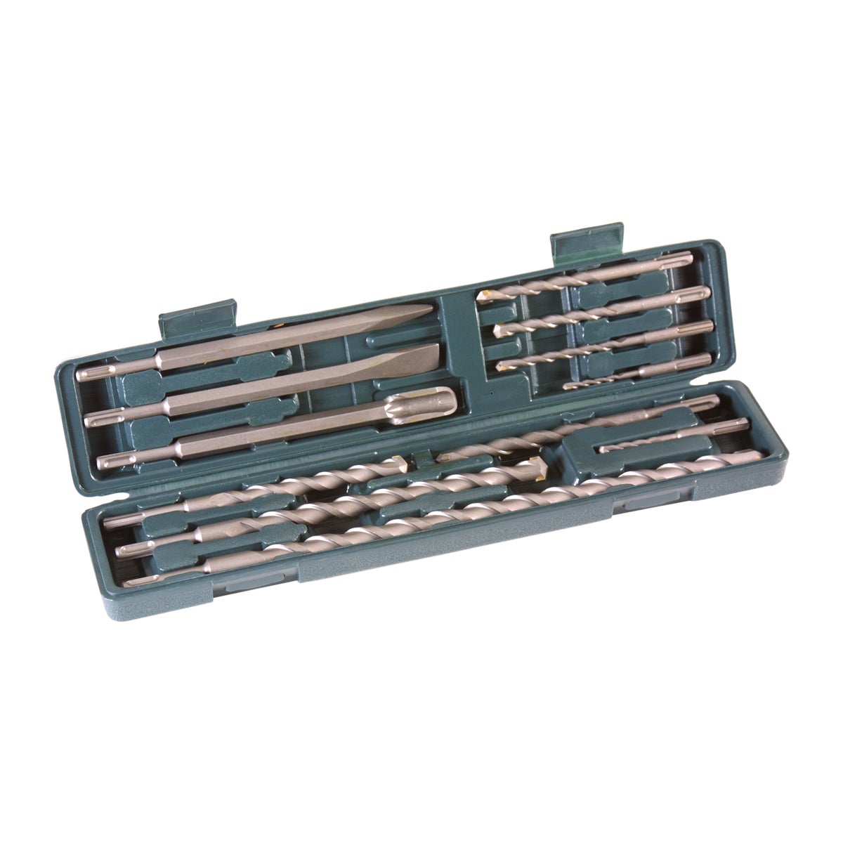 SDS boren en beitelset 12-delig met koffer SDS boren en beitelset 12-delig met koffer