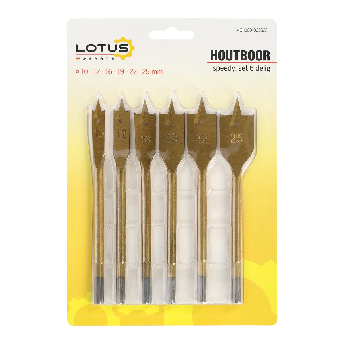 Houtboor speedy set 6-delig Lotus Houtboor speedy set 6-delig Lotus