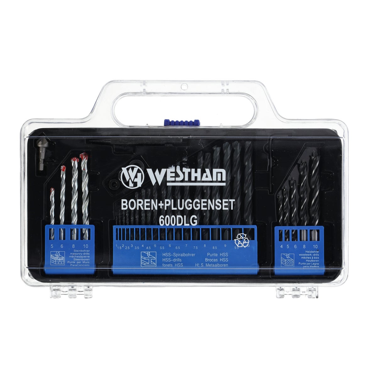 Boren en pluggenset 600-delig Westham Boren en pluggenset 600-delig Westham