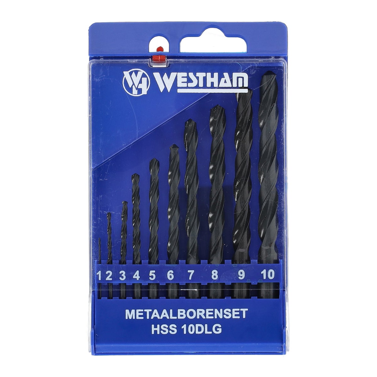 Metaalborenset HSS 10-delig Westham Metaalborenset HSS 10-delig Westham