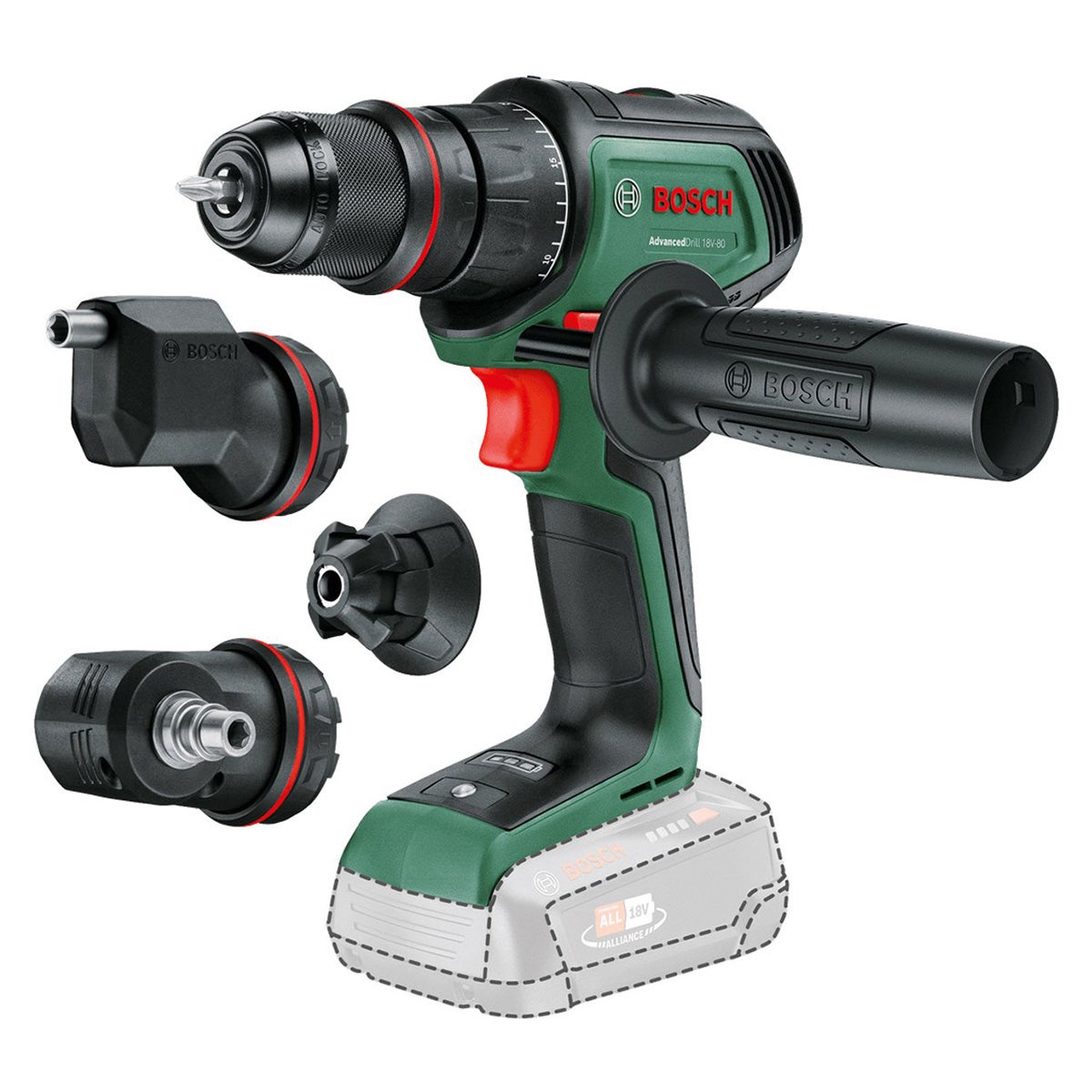 Accuboor Quicksnap AD18V-80 multi Baretool Accuboor Quicksnap AD18V-80 multi Baretool