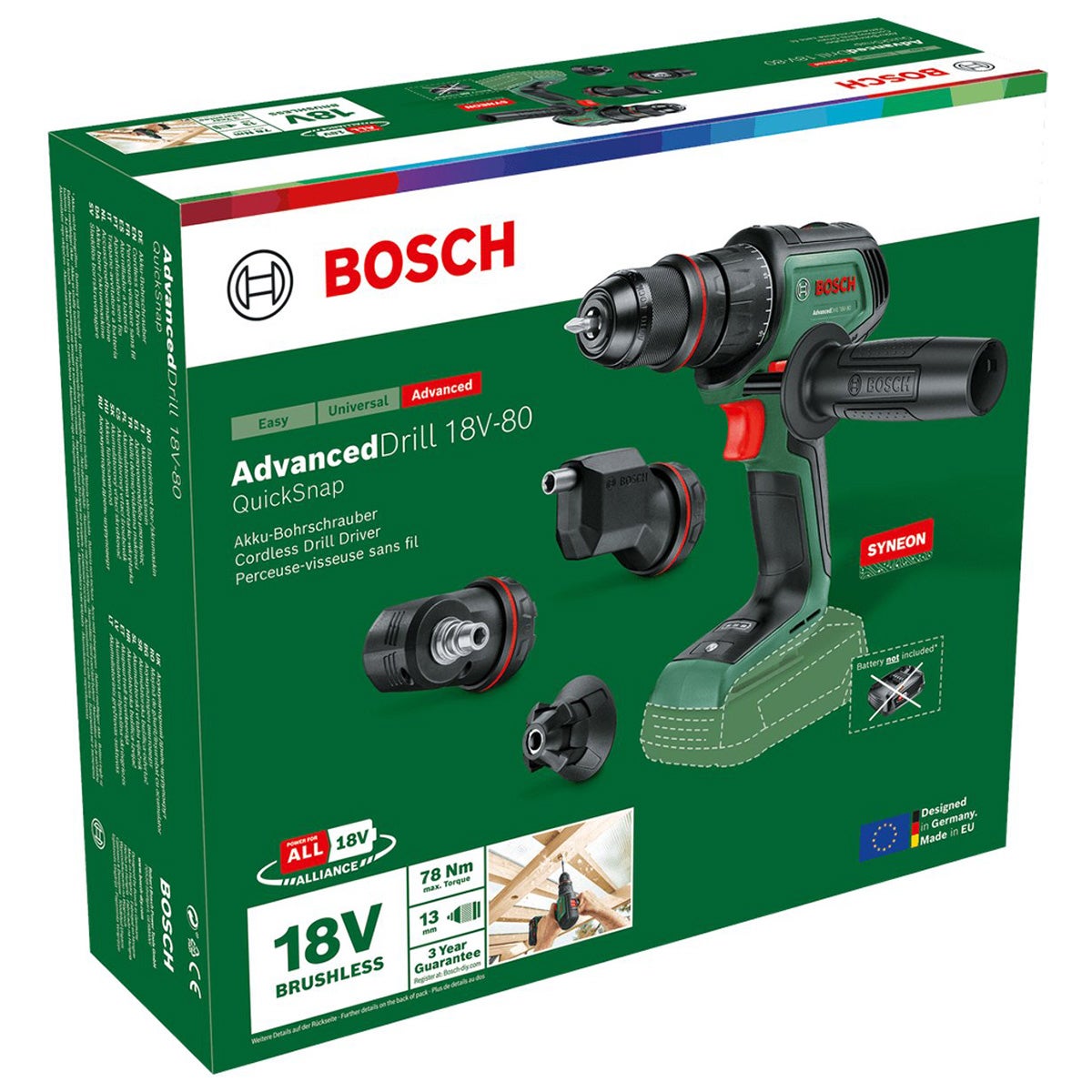 Accuboor Quicksnap AD18V-80 multi Baretool Accuboor Quicksnap AD18V-80 multi Baretool