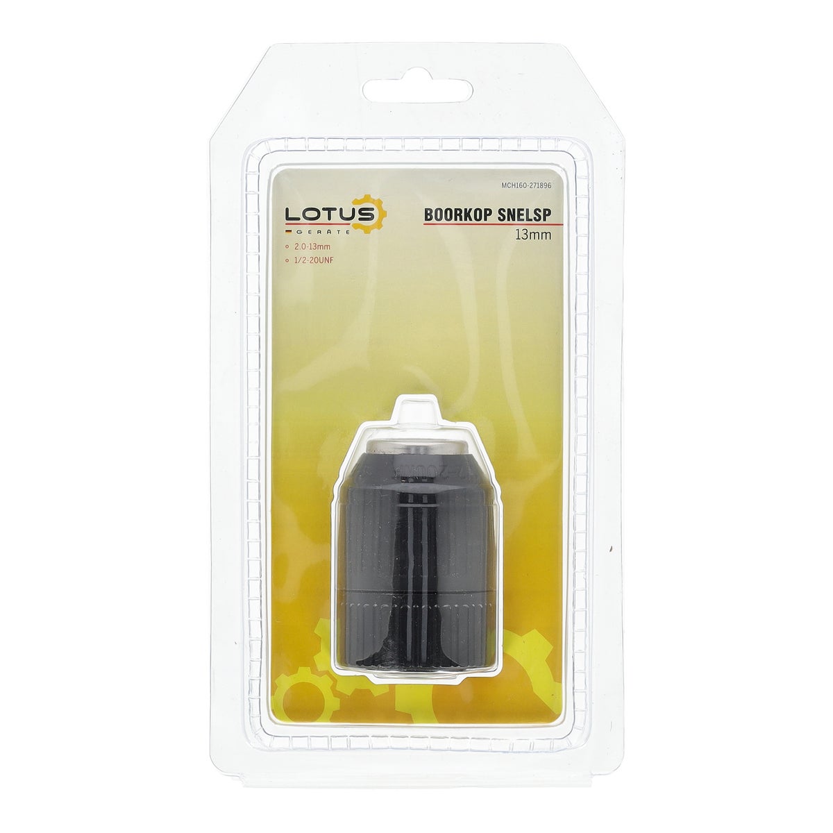 Boorkop snelsp 13 mm 1/2-20 UNF T2 Boorkop snelsp 13 mm 1/2-20 UNF T2