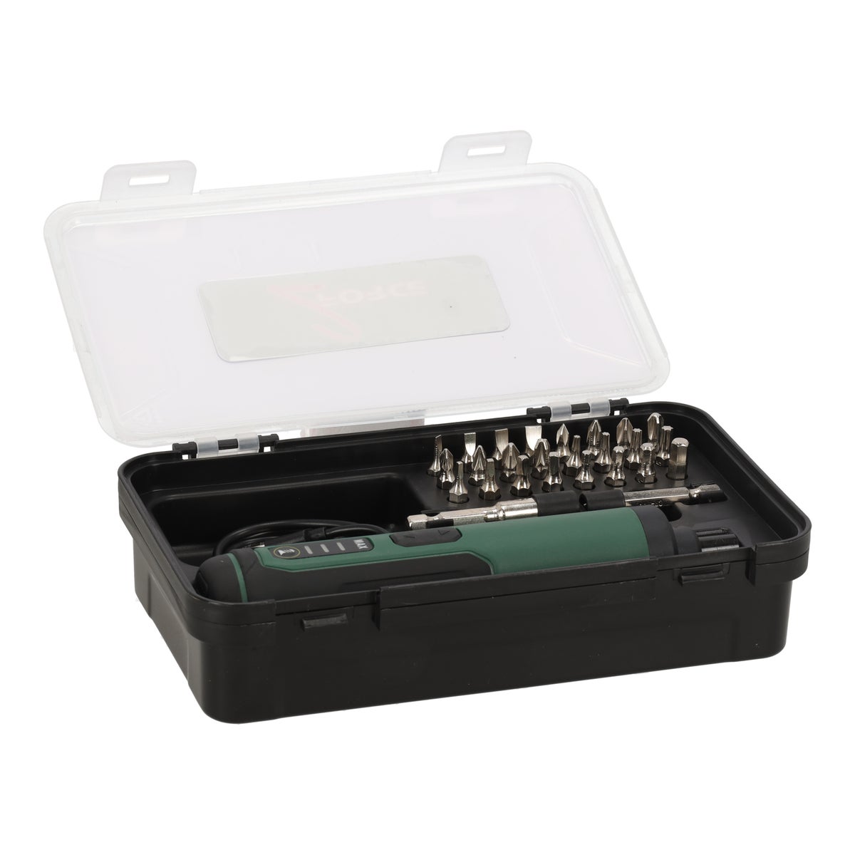 Accuschroevendraaier AS-4 3,6V +set bitjes 2-Force Accuschroevendraaier AS-4 3,6V +set bitjes 2-Force