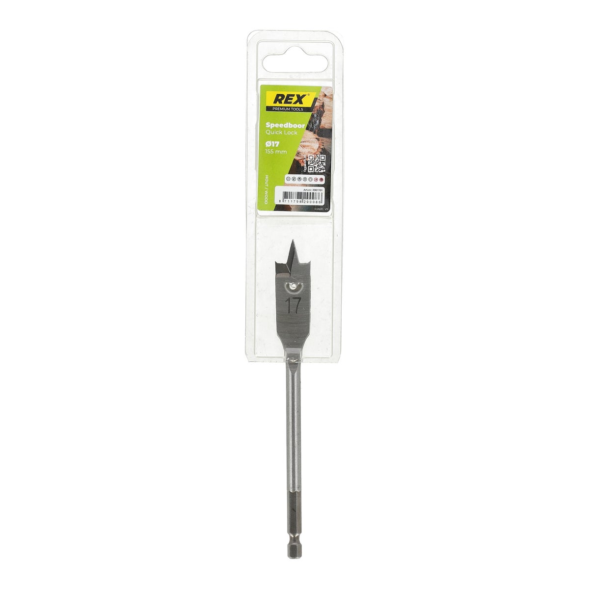 Houtspeedyboor speedy 17 mm Rex Houtspeedyboor speedy 17 mm Rex