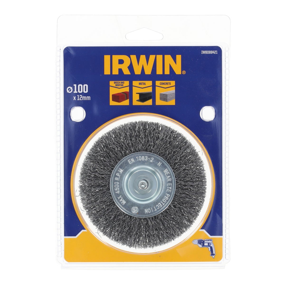 Staaldraadborstel 100x10mm Irwin Staaldraadborstel 100x10mm Irwin