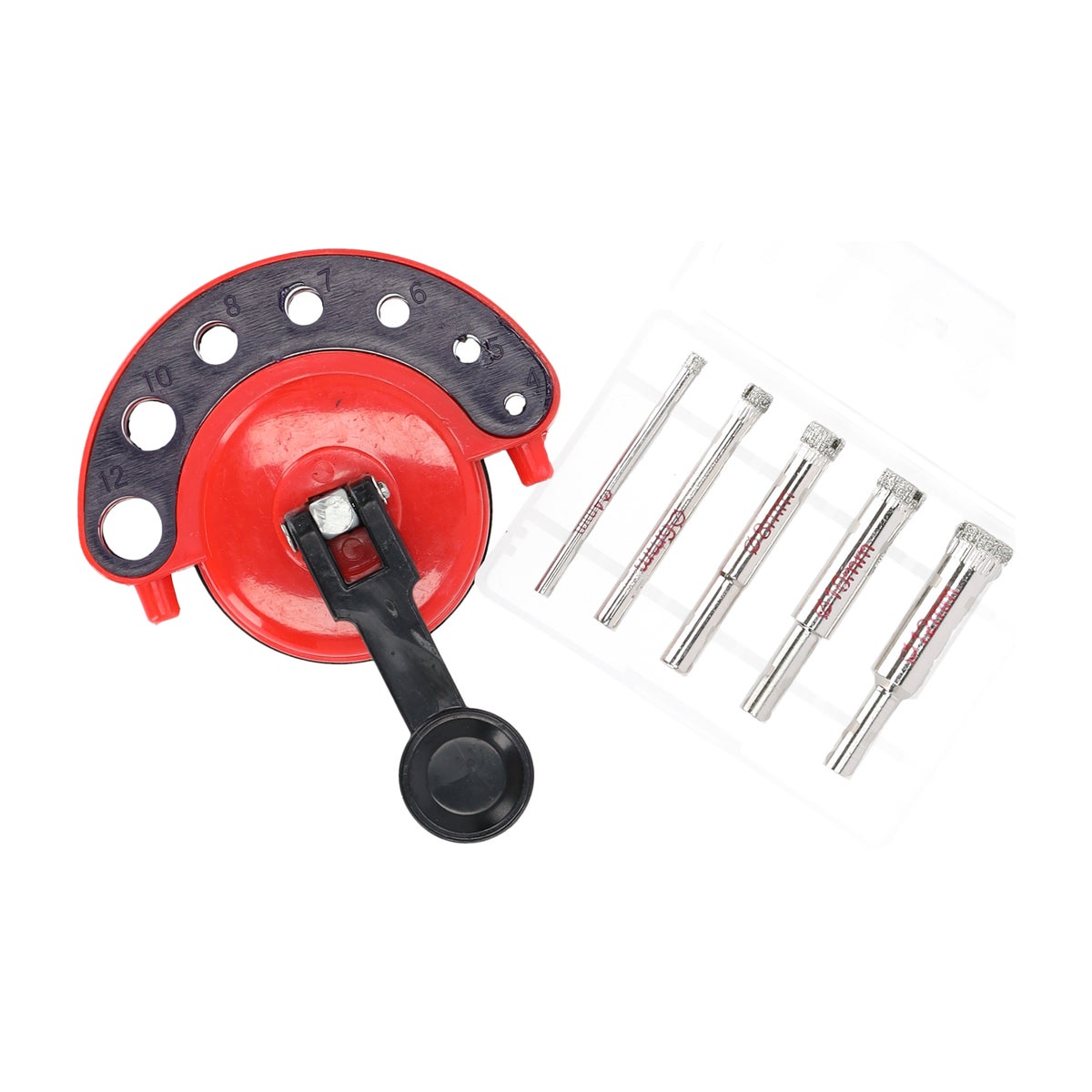 Borenset diamant + houder 6-delig Lotus Borenset diamant + houder 6-delig Lotus