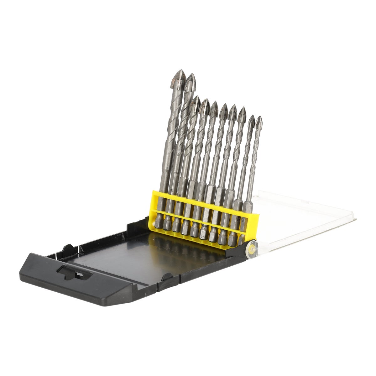 Borenset tegel en glas 10-delig Lotus Borenset tegel en glas 10-delig Lotus