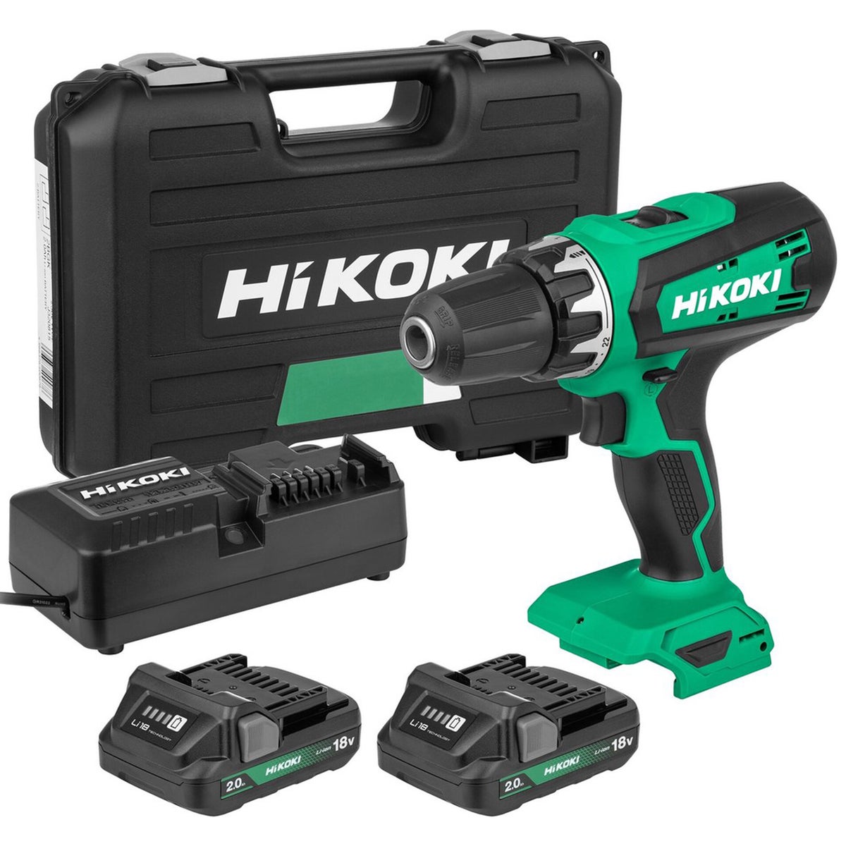 Accuklopboor DV18DF +A en K hikoki Accuklopboor DV18DF +A en K hikoki