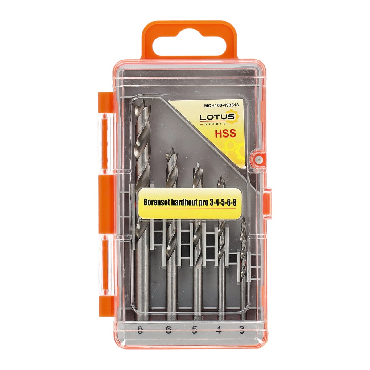 Borenset hardhout pro 3-4-5-6-8 Lotus Borenset hardhout pro 3-4-5-6-8 Lotus