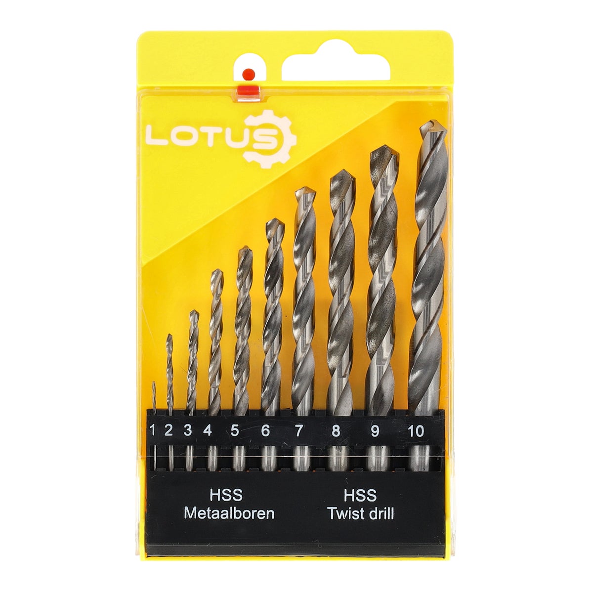 Borenset metaal HSS 10-delig Lotus Borenset metaal HSS 10-delig Lotus