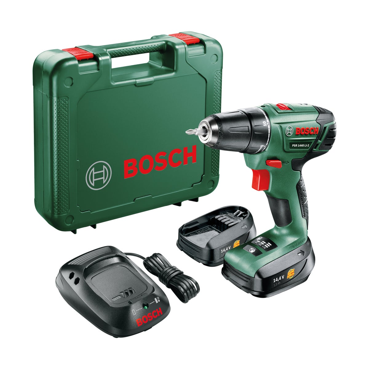 Accuboor PSR1440li-2 met koffer Bosch Accuboor PSR1440li-2 met koffer Bosch
