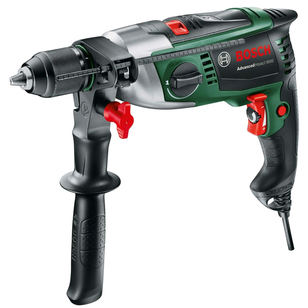 Bosch AdvancedImpact 9000 Klopboormachine incl. Koffer en Accessoires Bosch AdvancedImpact 9000 Klopboormachine incl. Koffer en Accessoires