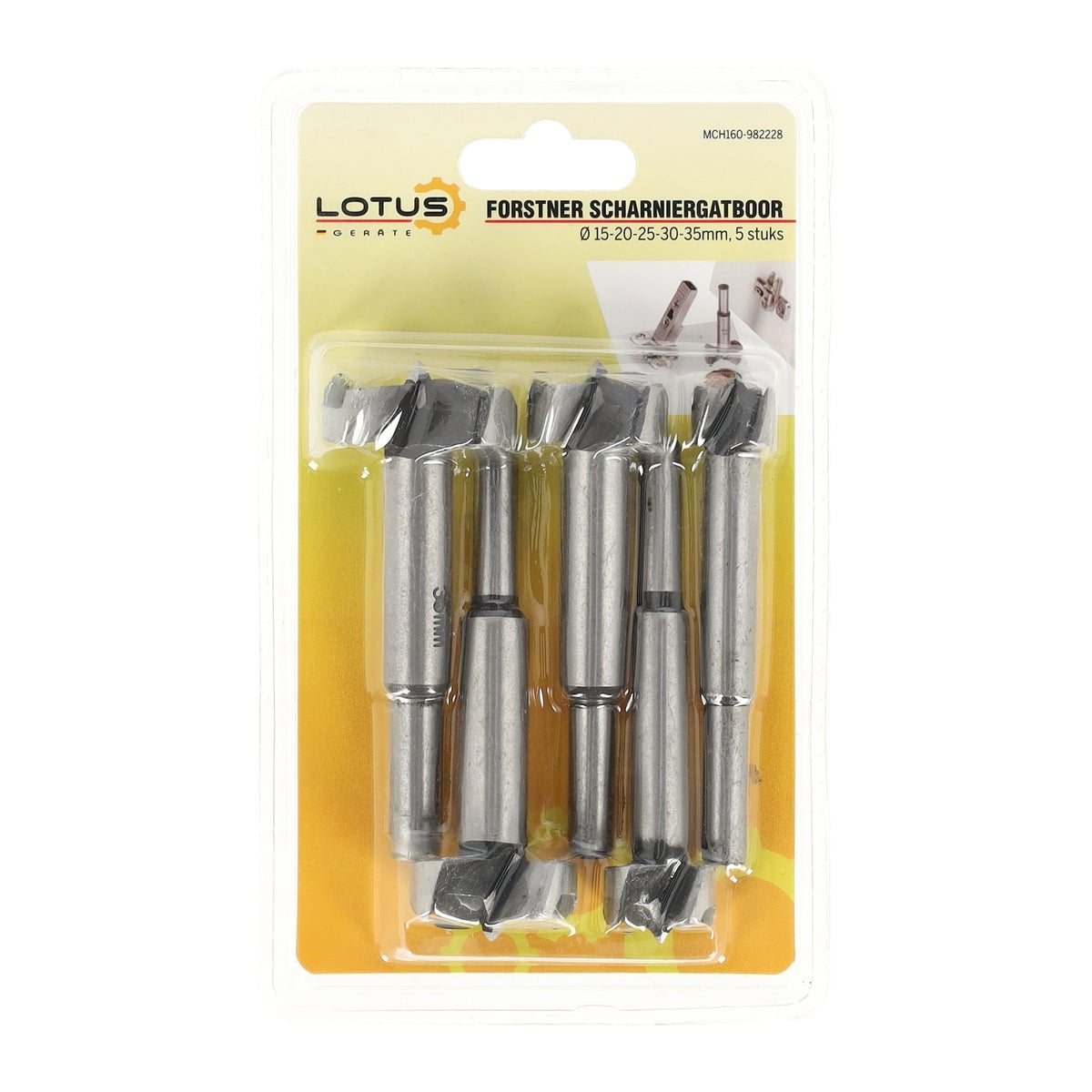 Forstner-scharniergatboor 5 stuks Lotus Forstner-scharniergatboor 5 stuks Lotus