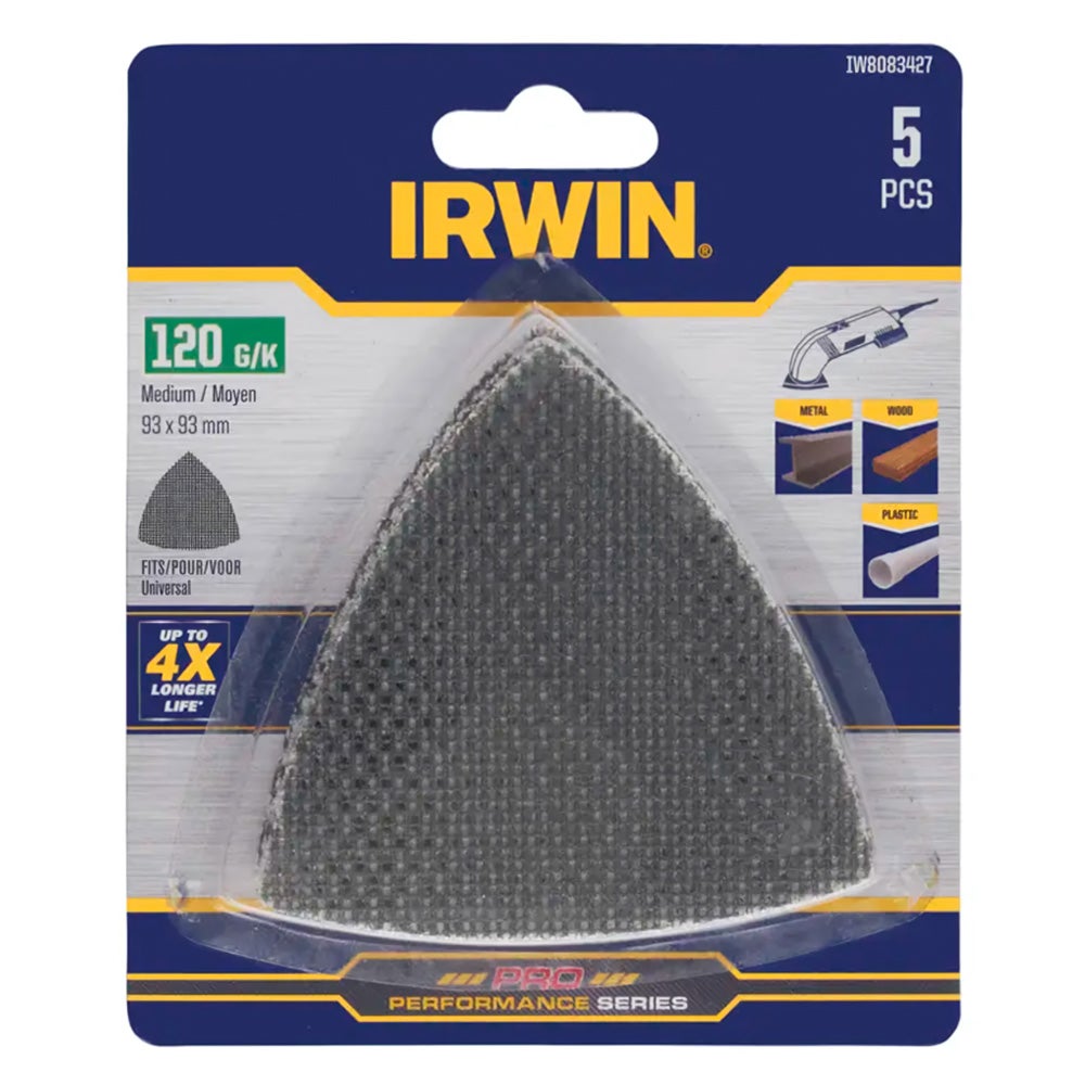 Schuurgaas delta K120 5 stuks Irwin Schuurgaas delta K120 5 stuks Irwin