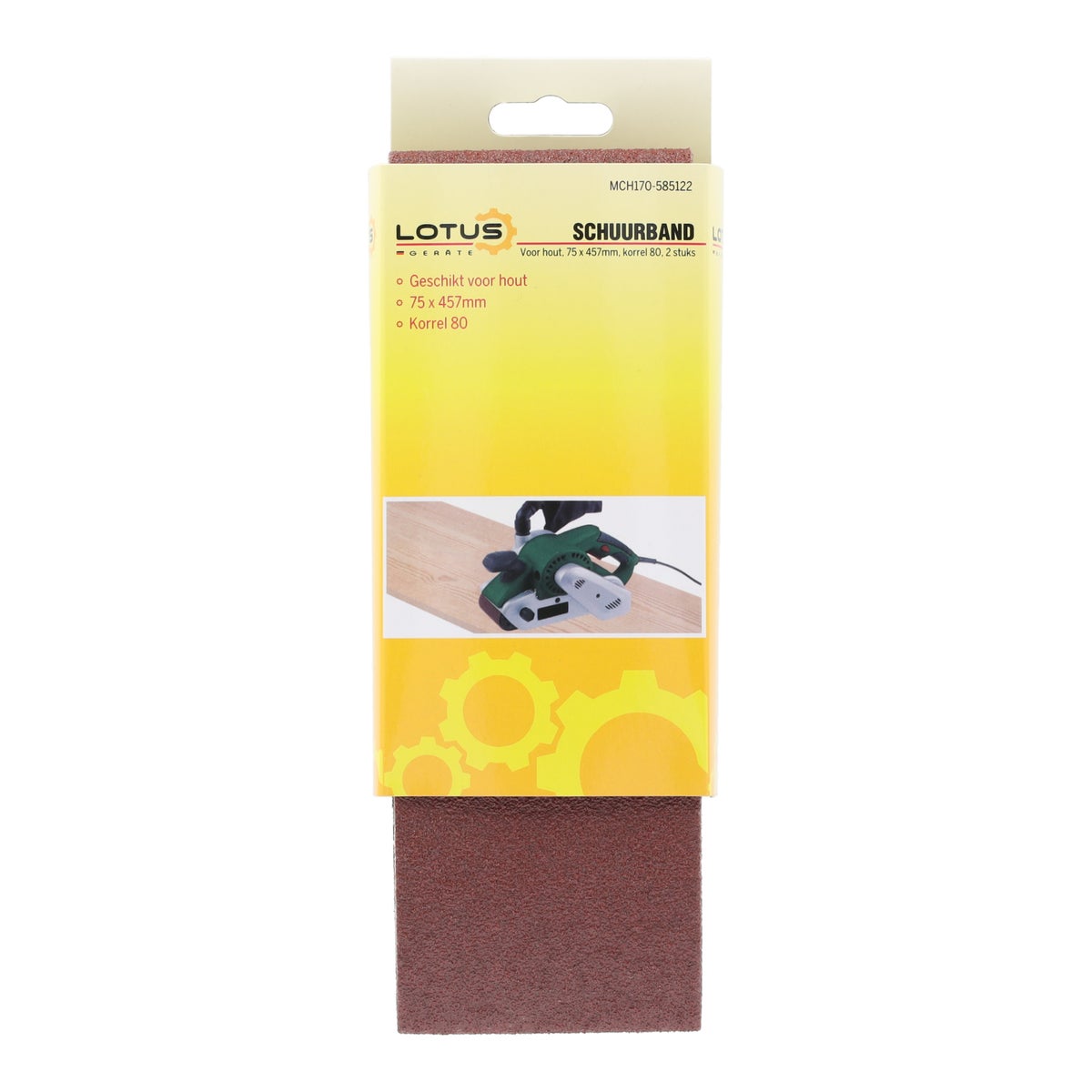 Schuurband hout 75 x 457 x 80 Schuurband hout 75 x 457 x 80