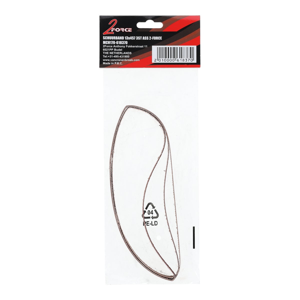 Schuurband 13 x 457 3 stuks assorti 2-force Schuurband 13 x 457 3 stuks assorti 2-force