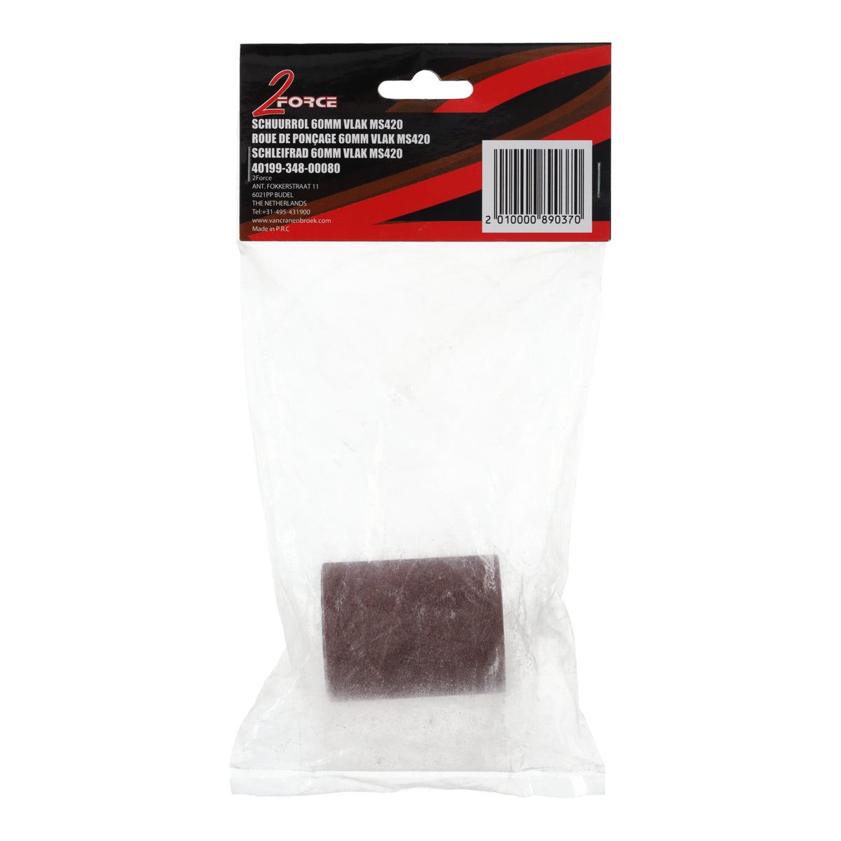 Schuurrol 60 mm vlak MS420 2-force Schuurrol 60 mm vlak MS420 2-force