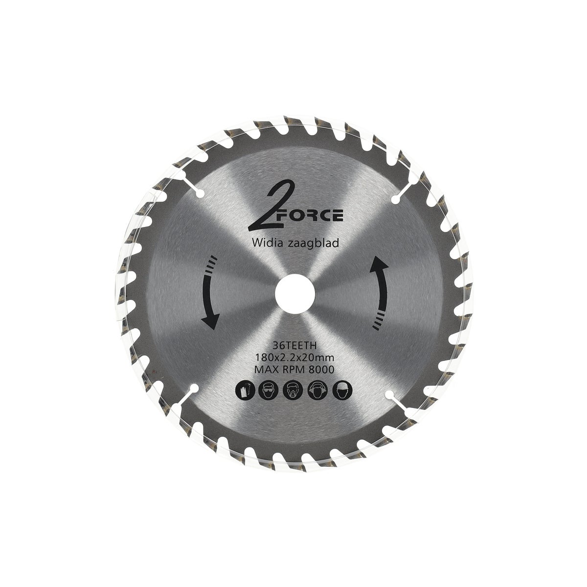 Zaagblad 180 mm 20as 36T 2-force Zaagblad 180 mm 20as 36T 2-force