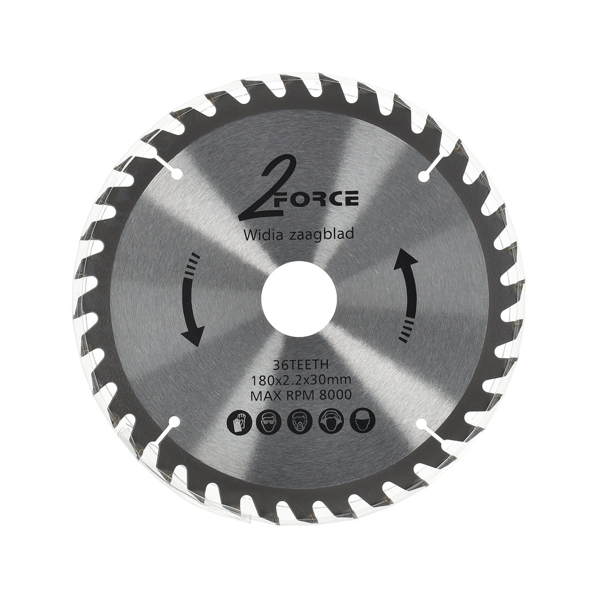 Zaagblad Ø180 mm 30as 36T 2-force Zaagblad Ø180 mm 30as 36T 2-force