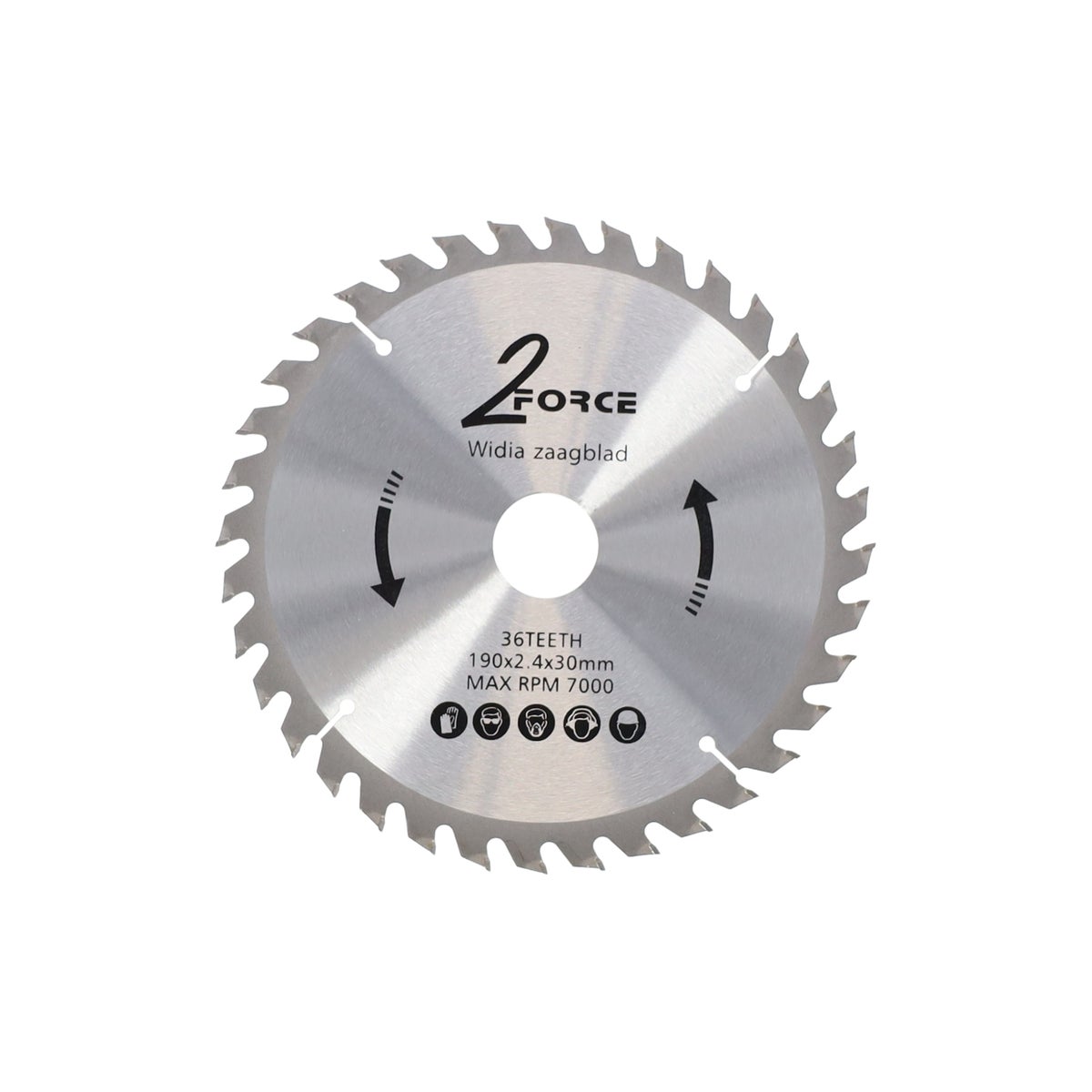 Zaagblad 190mm 30as 36T 2-Force Zaagblad 190mm 30as 36T 2-Force
