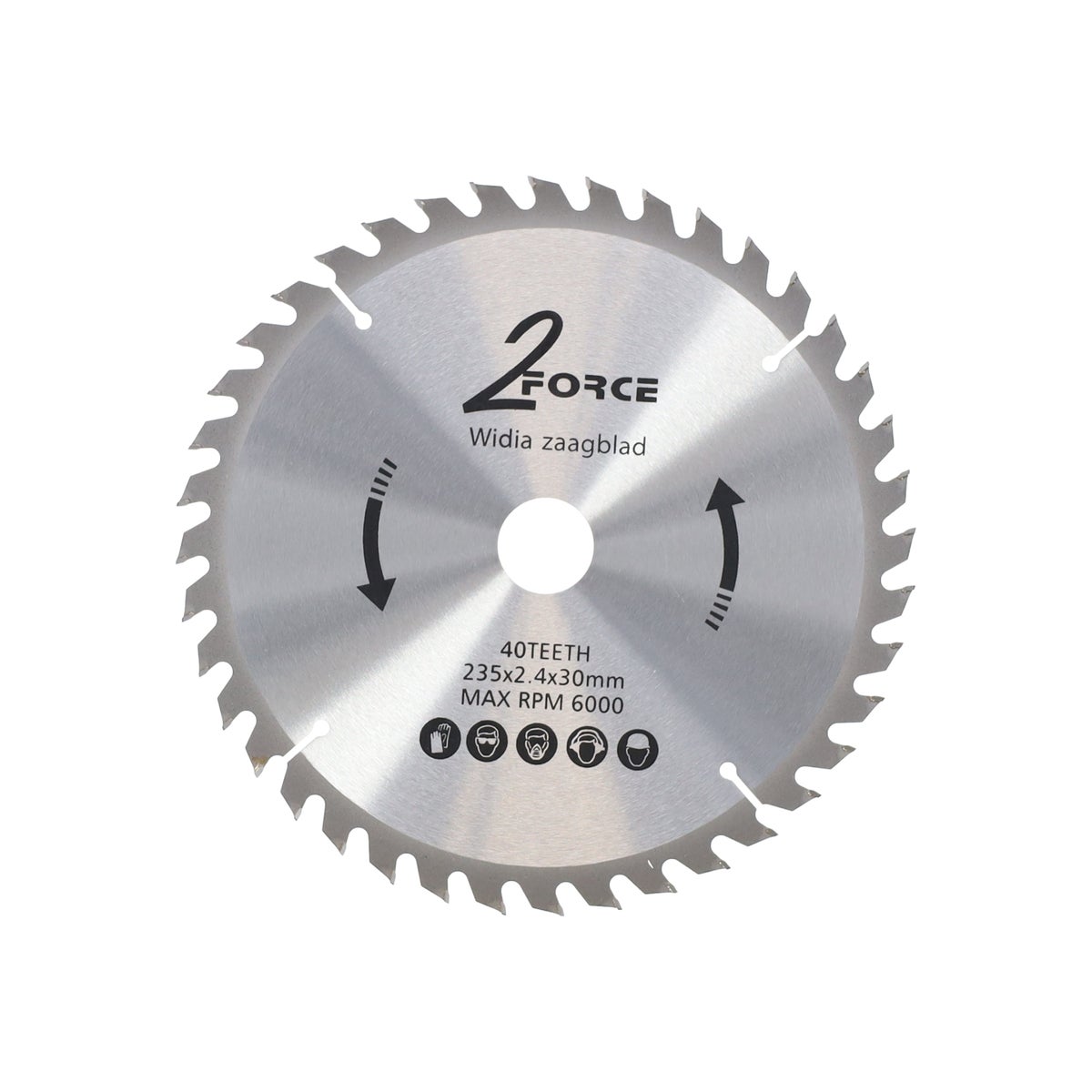 Zaagblad 235 mm 30as 40T 2-Force Zaagblad 235 mm 30as 40T 2-Force