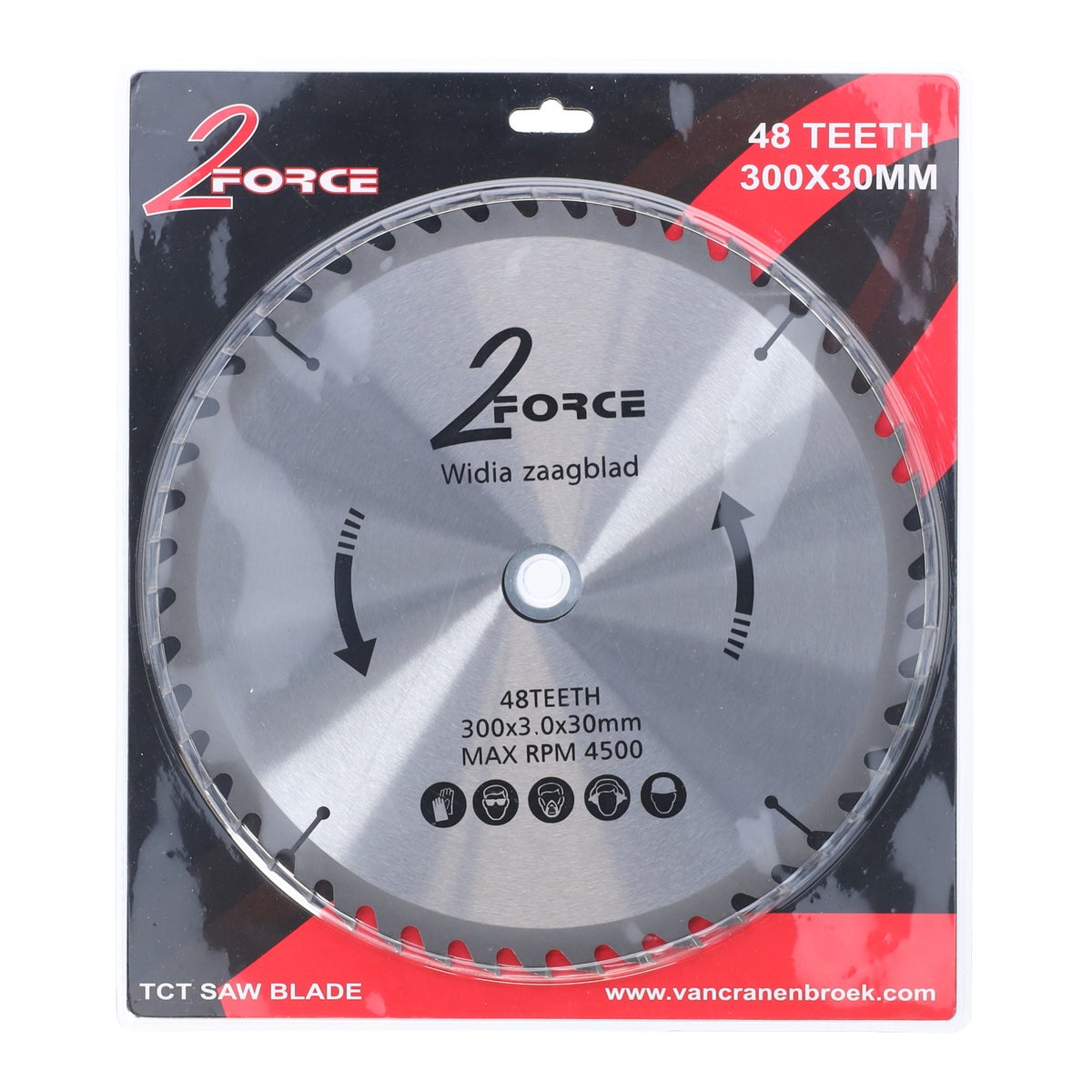 Zaagblad 300mm 30as 48T 2-Force Zaagblad 300mm 30as 48T 2-Force