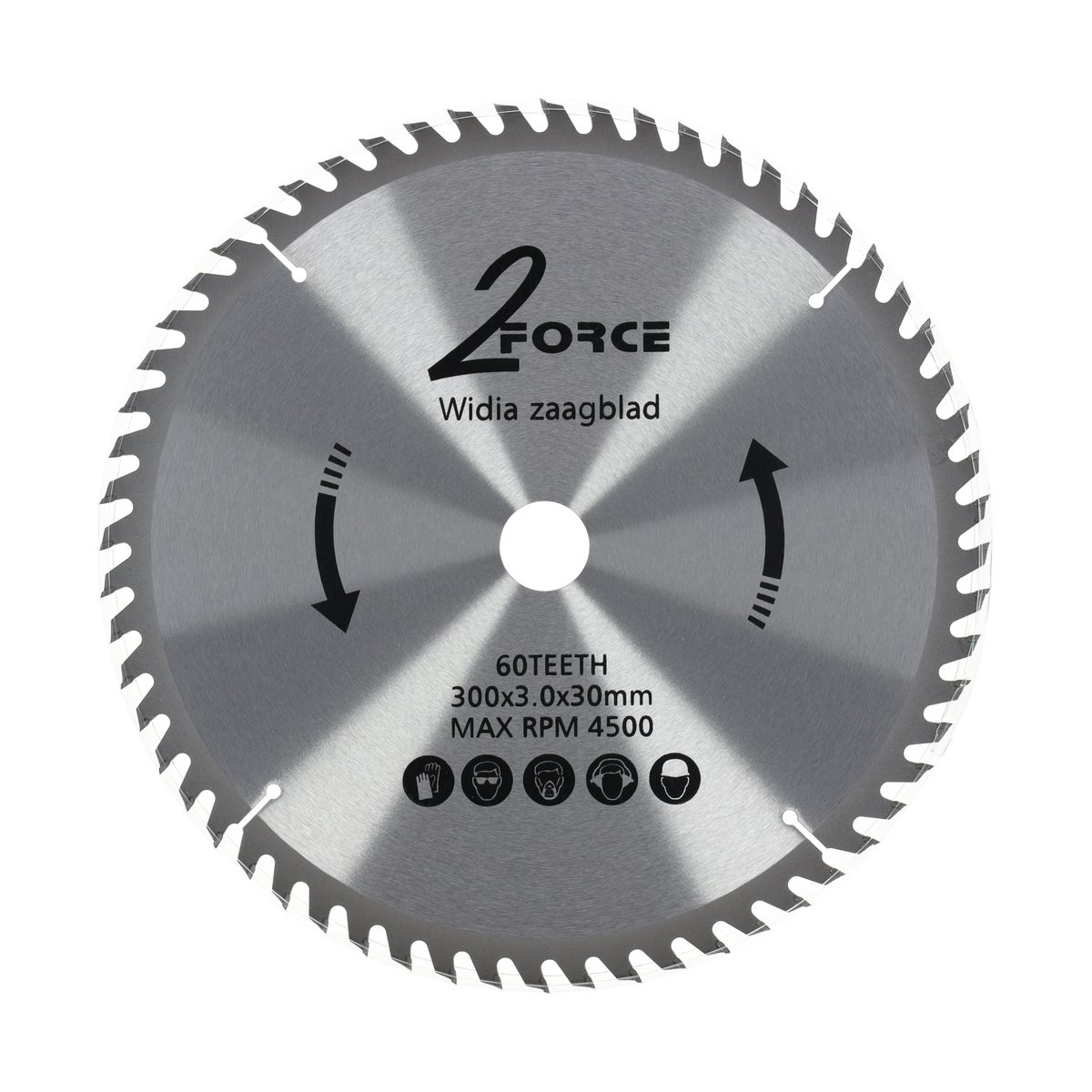 Zaagblad Ø300 mm 30as 60T 2-force Zaagblad Ø300 mm 30as 60T 2-force