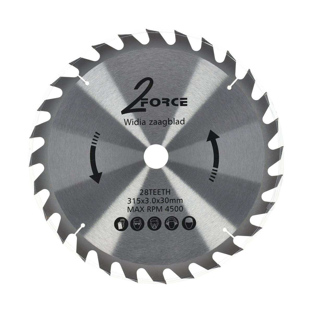 Zaagblad Ø315 mm 30as 28T 2-force Zaagblad Ø315 mm 30as 28T 2-force